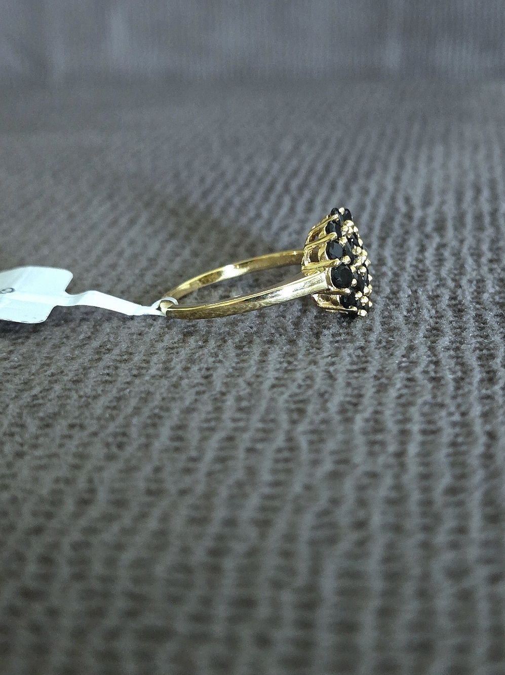 Shivam Black🖤 Spinel Floral🌸 Cluster Ring💍 - NWT - Picture 11 of 16